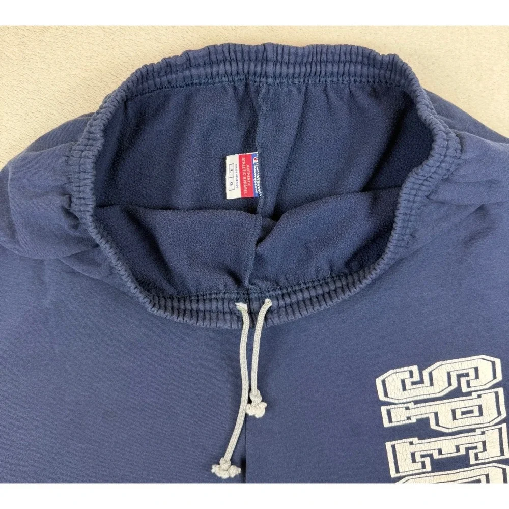 Vintage Champion Special Olympics Navy Blue Sweatpants Large Made in‎ Mexico Y2K
